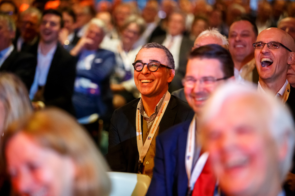 lachend publiek isifotografie qredits
